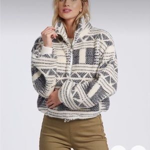 Billabong Abstract Sherpa half-zip